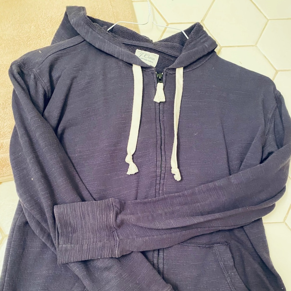 Jcrew vintage fleece hoodie